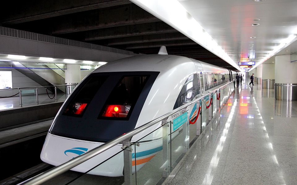 磁浮列車+上海地鐵