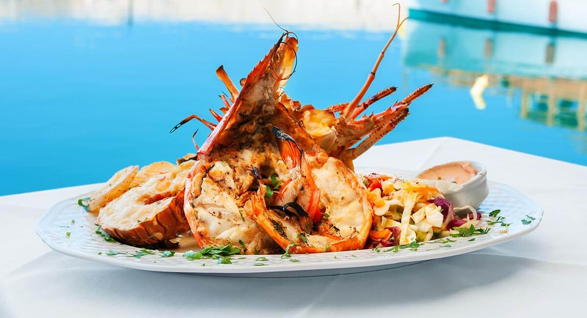 龍蝦海鮮燒烤拼盤