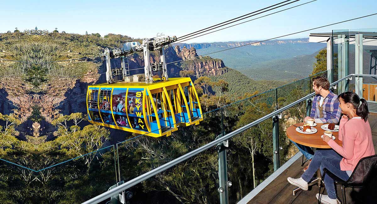 藍山國家公園搭纜車