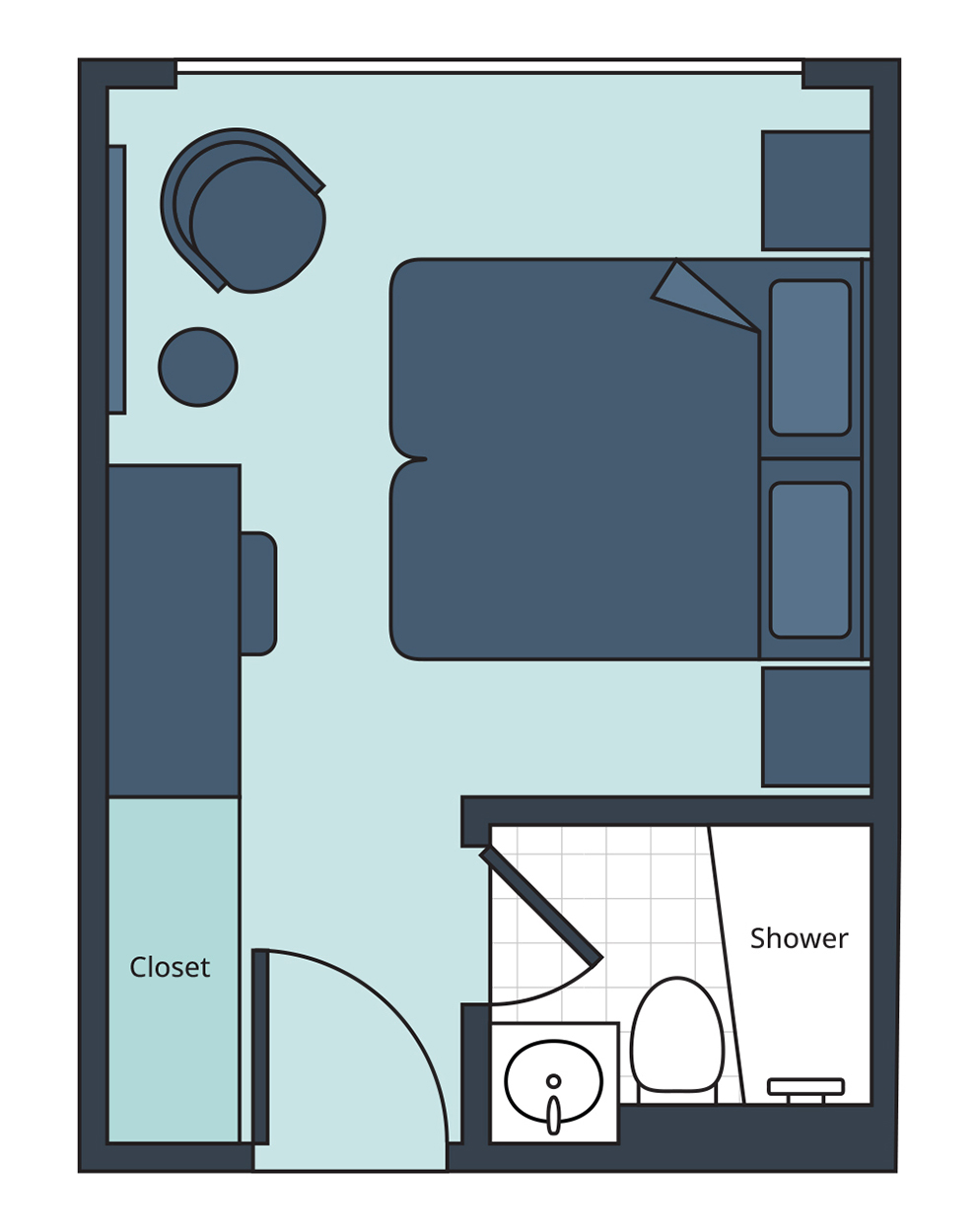 寰宇河輪 豪華法式艙房