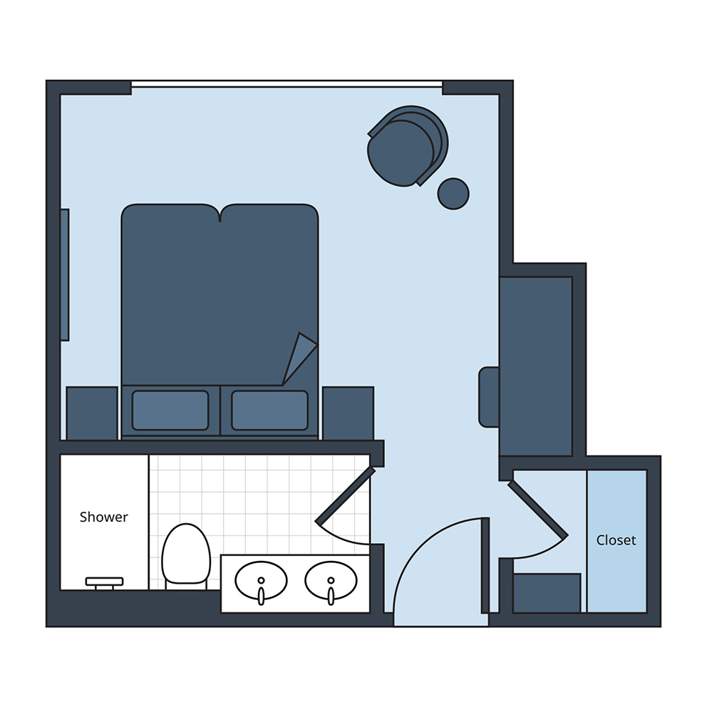 寰宇河輪 寰宇法式艙房