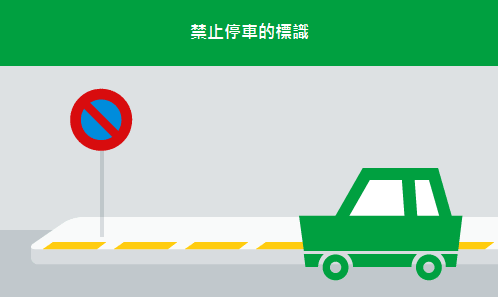 禁止停車的標誌