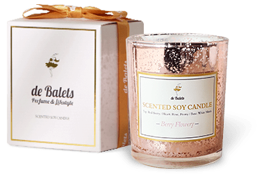 de Balets小巴黎 輕奢感流金香氛蠟燭 小粉杯