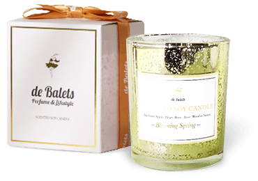 de Balets小巴黎 輕奢感流金香氛蠟燭 小青杯